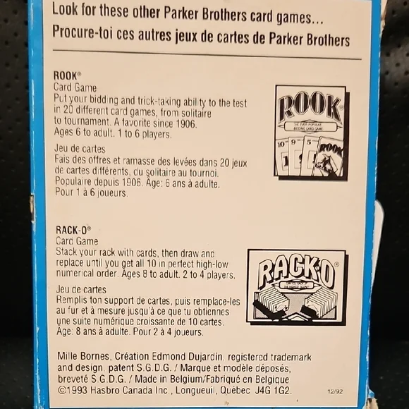 Card‎ Game - Blue - Picture 2 of 2